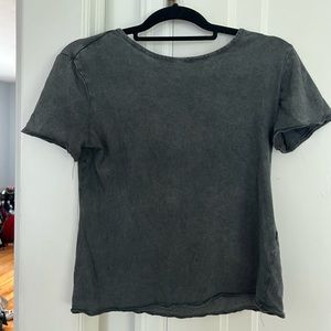 Zara Acid Wash T-Shirt - Small